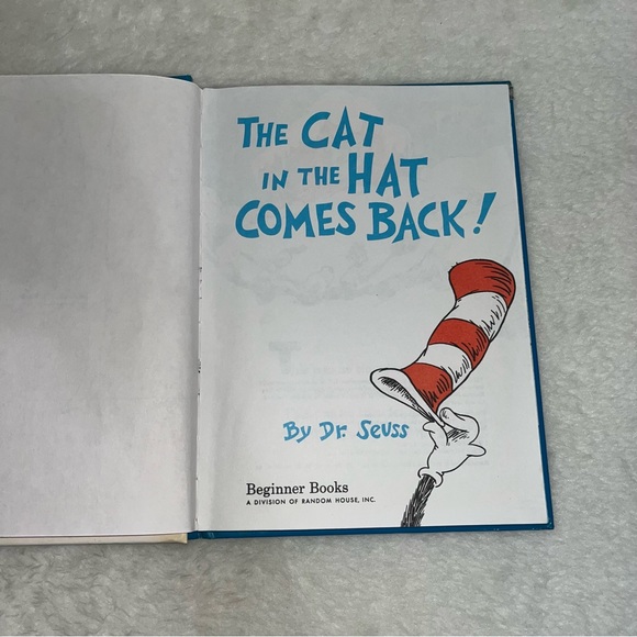 The Cat in The Hat Comes Back 1986 hardback Beginner Books - Picture 6 of 11